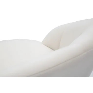 Stołek Barowy PRAGUE Kremowy 55 56 104 cm (Wysokość Siedziska 80 cm)